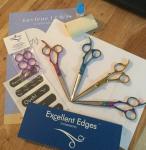 New range of Coloured scissors available in 6.0 & 5.5 length. Quality controlled by our Blade smiths.